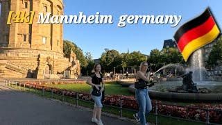 walking through the streets of Mannheim germany [4k 60fps