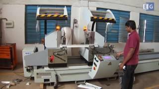 Полуавтоматическая двухголовочная пила LJZ3J CNC 500×4200A