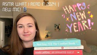 ASMR what i read in 2024 (and what i’m reading now) | NEW MIC ️