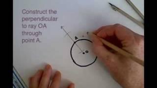 Construct the Tangent to a Circle