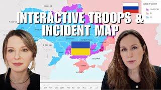 RUSSIA UKRAINE WAR INTERACTIVE TROOPS & INCIDENT MAPS. BIG TALK with professor Genevieve Zubrzycki