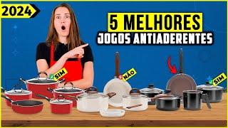 Os 5 Melhores Jogo de Panela Antiaderente/ Conjunto de Panelas Antiaderente Em 2024!