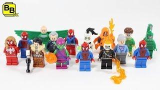 LEGO MARVEL SUMMER 2016 ALL SPIDER-MAN COMIC SUPERHEROE MINIFIGURES