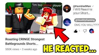 I Appeared in @HumbledMan ‘s Roasting TSB SHORTS Video! (My Reaction) 