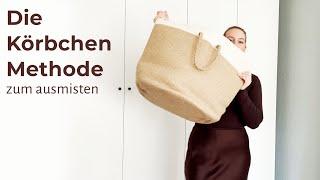 Declutter with me | Körbchen Methode #minimalismus