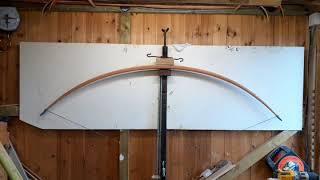 130#@30 bamboo backed Pacific yew bow