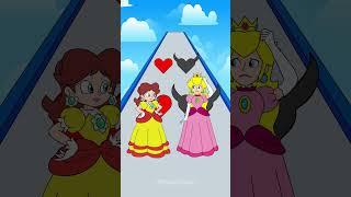 Kiss or Punch Run Princess Peach and Princess Daisy
