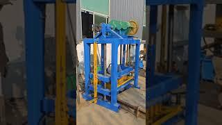 small concrete solid block making machine cement brick maker in Tanzania from China factory  #cement