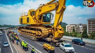 Extreme Dangerous Transport Skill Operations Oversize Truck, Biggest Heavy Equipment Machines #36