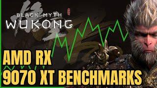 Black Myth: Wukong – RX 9070 XT + Ryzen 5600X Benchmark Test!