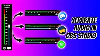 SEPARATE AUDIO IN OBS | OBS SPLIT AUDIO TRACKS | STREAMERS DIGEST