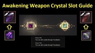 Awakening Weapon Crystal Slot Guide Using Garmoth Heart (Time Stamp & Subtitle Available)