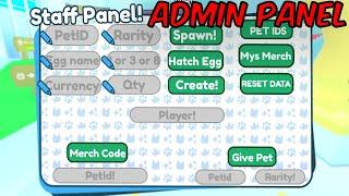 Admin Panel Giveaway In Pet Simulator Z!