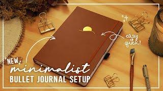 2022 Mid-Year Bullet Journal Setup | Minimalist & Beginner-Friendly! 