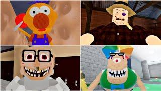 Speed Run in 4 Scary Obby Clyde's Candyshop!, Tim's Form Breakout, Escape Math Teacher and Mr Stinky