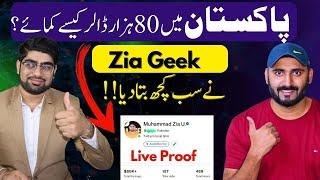 Online Earning in Pakistan: Insights from Zia Geek and 90sMentor