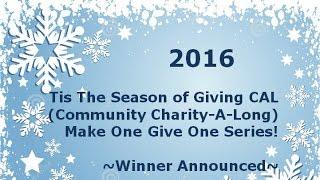 Pine Notes~2016 Community Charity  Along~Tis Season of Giving~WINNER!