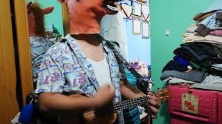 Horseman plays ukulele for the first time