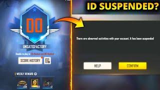 HONOR SCORE 0 & ID SUSPENDED ️ GARENA FREE FIRE