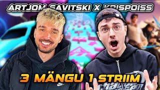 Mängime KOOS Artjom Savitski-ga! (Fortnite, Fall Guys, Rocket League)