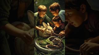 children save the rabbit  #animals #hybridanimals #edit #monster #lion #movie #fusion #wolf #zebra