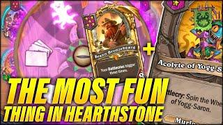 Yogg'Saron is Now the Most Fun Thing In Hearthstone | Dogdog Hearthstone Battlegrounds