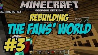 REBUILDING Ethan Gamer Fans' Minecraft World | Part 3