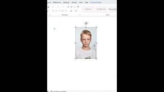 How To Move Picture In Word | Move Photo In MS Word #shorts