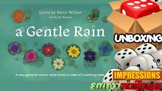 A Gentle Rain - Unboxing & Impressions by Epitrapaizoume.gr