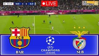 FULL MATCH Live  Barcelona vs Benfica | 2025 UEFA Champions League | Epic PES 21 Simulation! 