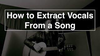 How to Extract Vocals From a Song - Logic pro X