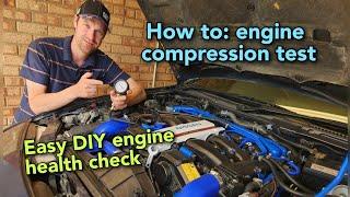 How to engine compression test | DIY cylinder compression test