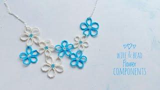 DIY Quick & Easy Wire And Bead Flowers - Stylish & Fun!