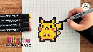 Como pintar a PIKACHU en PIXEL ART – Tutorial paso a paso #pikachu #pokemon