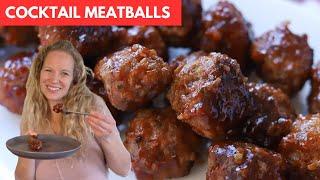 Cocktail Meatballs | The Best Christmas Appetizer