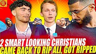 Two Christians Came Back To RIP Ali Dawah, Got RIPPED! Speakers corner