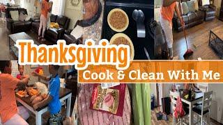 Cooking & Cleaning for Thanksgiving// Speed Cleaning// Wife & Mom of 4// Get it all Done