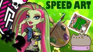 SPEED ART VENUS MCFLYTRAP #2 || JULIА FLASH