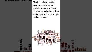 What is mock recall?#pharmaknowlege #pharmaceutical #pharma