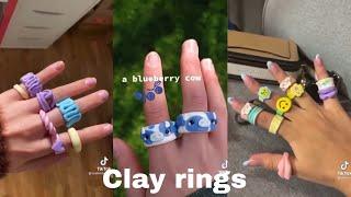 Clay rings compilation️️🪵 |Tube tok