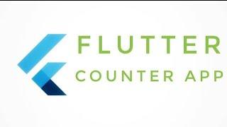 Flutter Counter App - Getting started with flutter