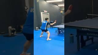 Be a BOSS at backhand-forehand transitions #tabletennis #training #legday #malong #boss