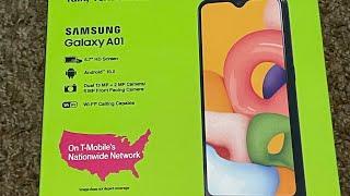 Samsung Galaxy A01 Unboxing