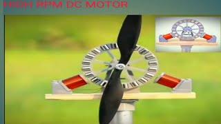 high RPM DC motor project | India Anokha technique