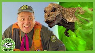 T-Rex Portal Jumping! | T-Rex Ranch Dinosaur Videos for Kids