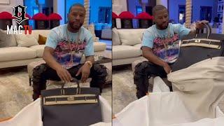 "Trick Or Treat" Floyd Mayweather Unboxes His $25K Hermes Men's "HAC" Carry-On Bag! 