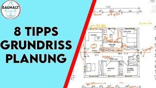 Die besten 8 Tipps um den perfekten Grundriss zu planen (Hausbau 2022)