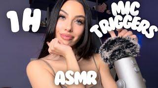 ASMR - 1H Of Fast and Aggressive Mic Triggers with different covers