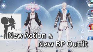 New Battle Pass Outfit "Clear-Sky Blossoms" Color Dye Preview and New Action Tower of Fantasy CN4.3