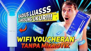 MEMBUAT WIFI VOUCHERAN TERMUDAH & TERLUAS TANPA MIKROTIK | RUIJIE RG RAP52-OD